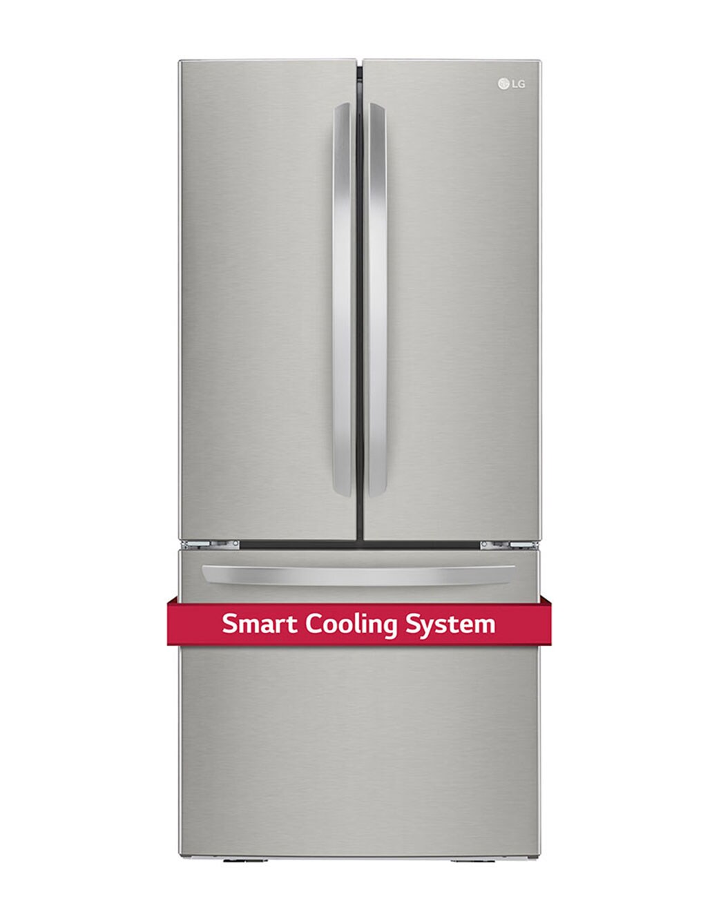 LGM② LG 28.6-cu ft 4-Door Smart French Door Refrigerator with Dual Ice