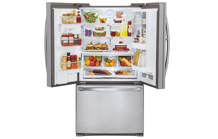LG 36 INCH, 25 CU.FT COUNTER-DEPTH REFRIGERATOR WITH DOOR-IN-DOOR™, LFX25992ST