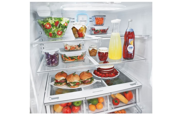 LG 36 INCH, 25 CU.FT COUNTER-DEPTH REFRIGERATOR WITH DOOR-IN-DOOR™, LFX25992ST