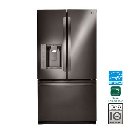 Lg black stainless steel fridge hotsell