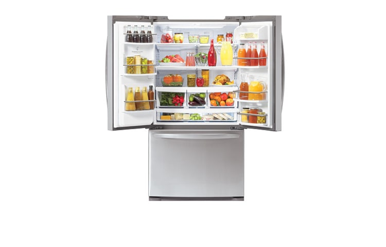 LG 36 Inch, 27.6 cu. ft Elegant large-capacity 3 French Door refrigerator, LFX28978ST