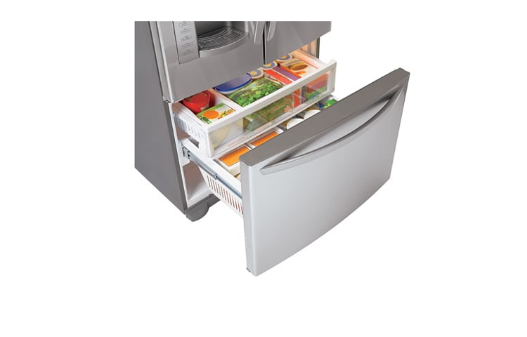LG 36 Inch, 27.6 cu. ft Elegant large-capacity 3 French Door refrigerator, LFX28978ST