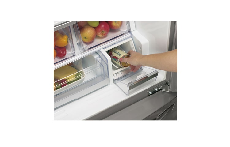 LG 36 Inch, 30.5 cu.ft. Super-Capacity 3-door French Door Refrigerator with BlastChiller™, LFX31935ST