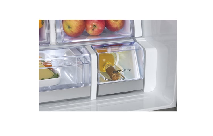 LG 36 Inch, 30.5 cu.ft. Super-Capacity 3-door French Door Refrigerator with BlastChiller™, LFX31935ST