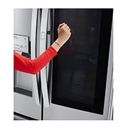 LG 36" Counter Depth Smudge Resistant Refrigerator with InstaView® Door-in-Door® and Dual Ice Maker, 22 cu. Ft., LFXC22596S