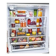 LG 36" Counter Depth Smudge Resistant Refrigerator with InstaView® Door-in-Door® and Dual Ice Maker, 22 cu. Ft., LFXC22596S