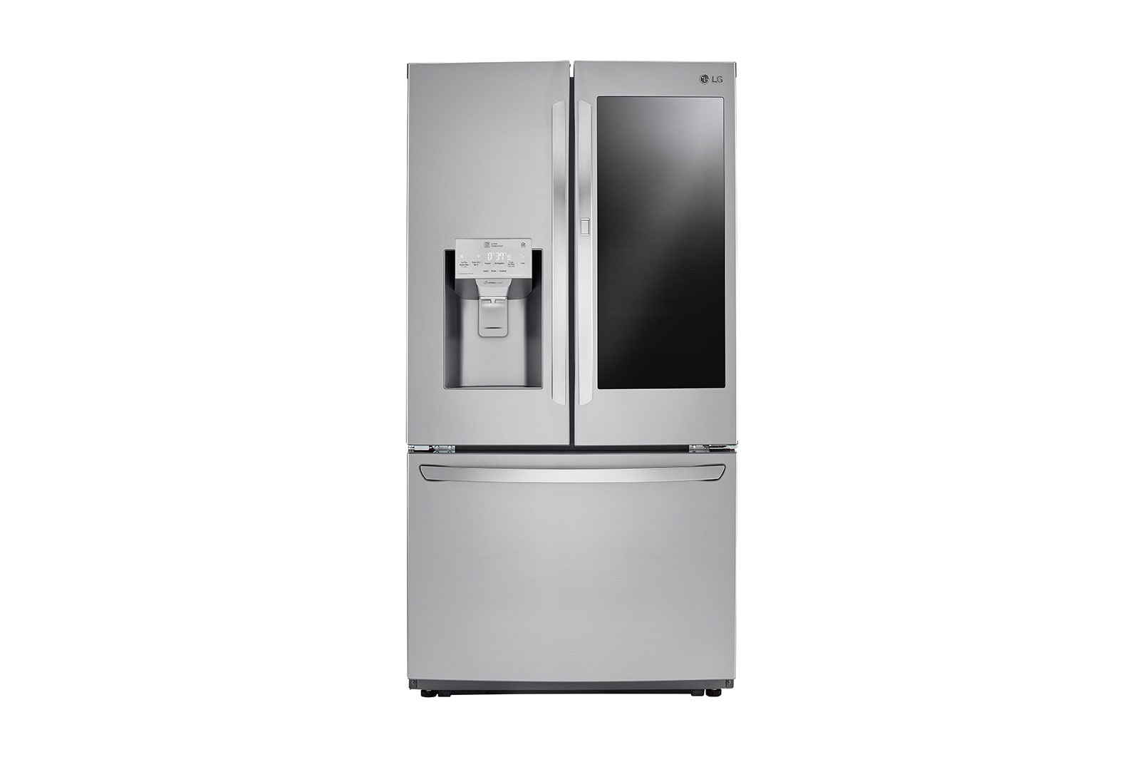 LG 36" Counter Depth Smudge Resistant Refrigerator with InstaView® Door-in-Door® and Dual Ice Maker, 22 cu. Ft., LFXC22596S