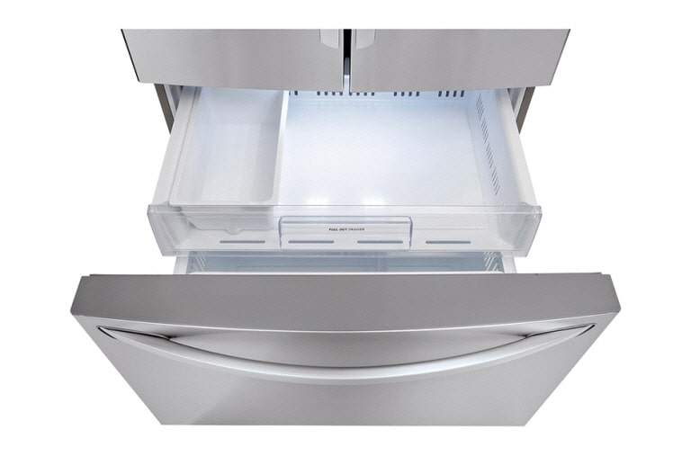 LG 36" Counter Depth French Door Refrigerator with Slim SpacePlus™ Ice System, 24 cu.ft., LFXC24726S