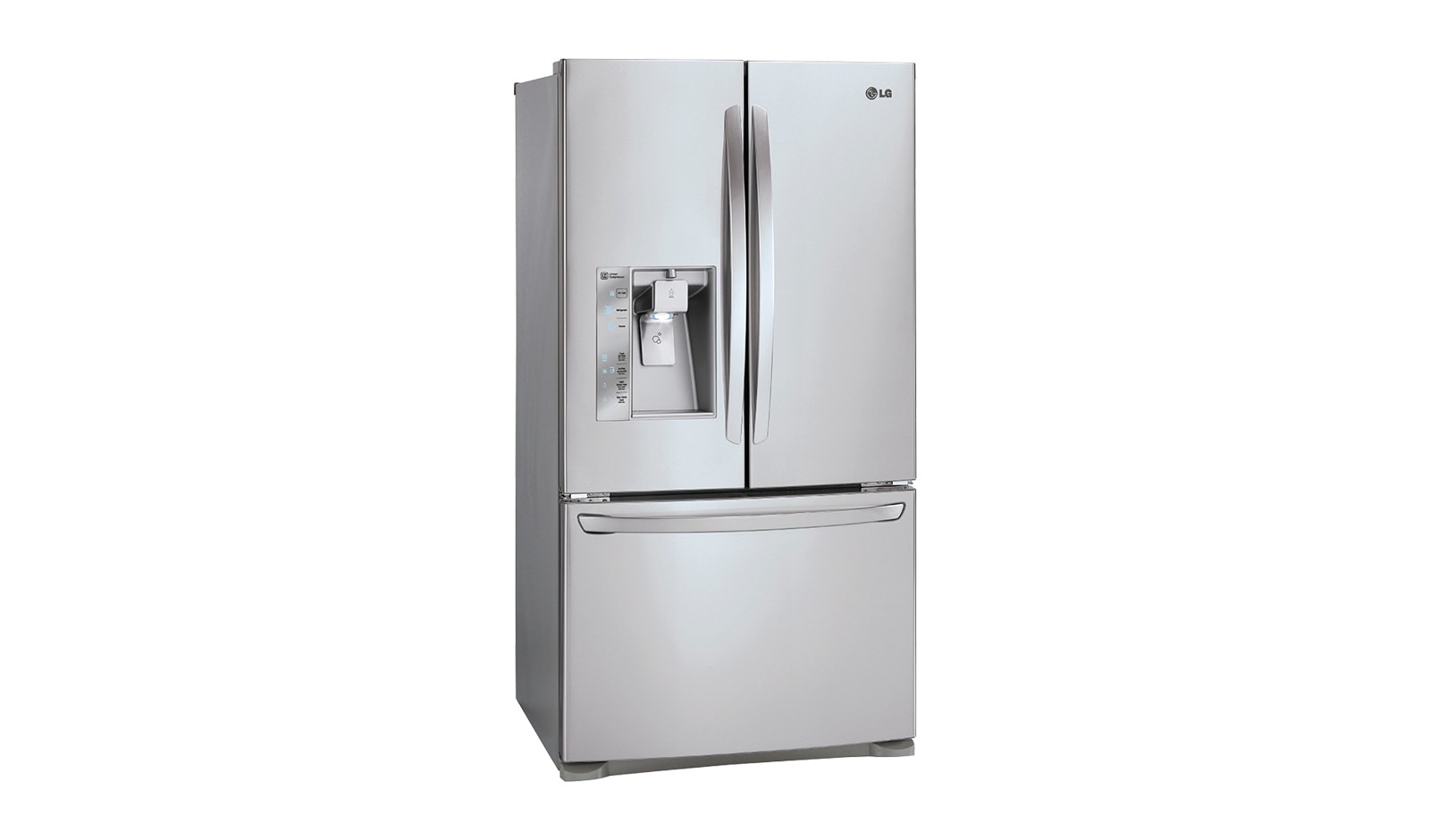 LG 36" Counter Depth French Door Refrigerator with Slim SpacePlus™ Ice System, 24 cu.ft., LFXC24726S