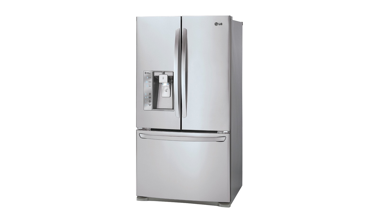 LG 36" Counter Depth French Door Refrigerator with Slim SpacePlus™ Ice System, 24 cu.ft., LFXC24726S