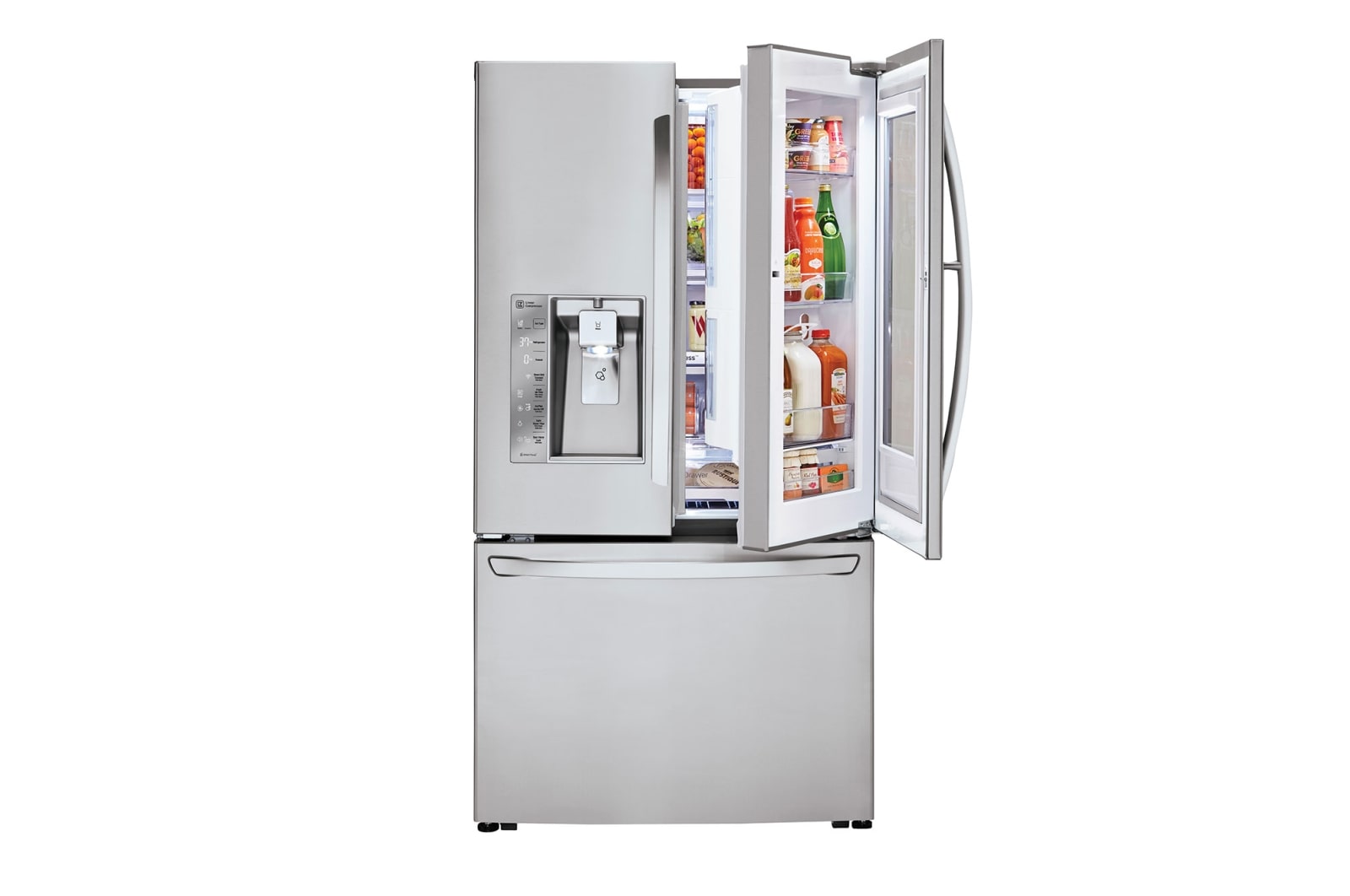 LG 36" Counter Depth French Door Refrigerator with Instaview™ Door-in-Door®, 24 cu.ft., LFXC24796S