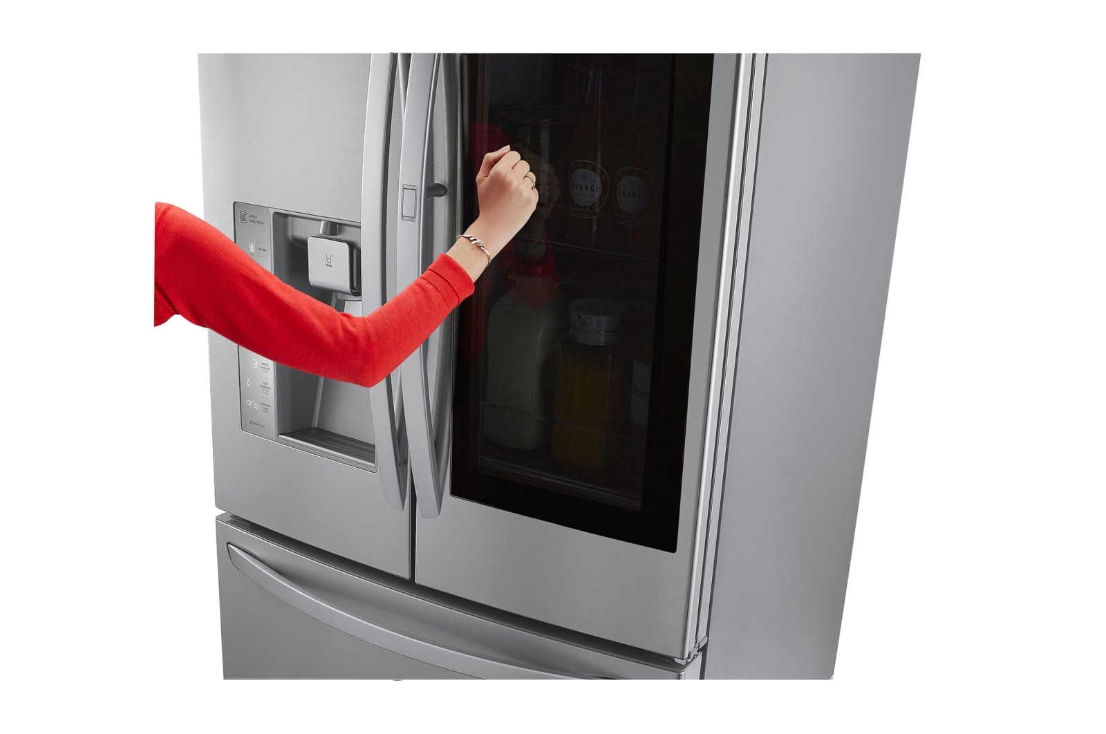 LG 36" Counter Depth French Door Refrigerator with Instaview™ Door-in-Door®, 24 cu.ft., LFXC24796S