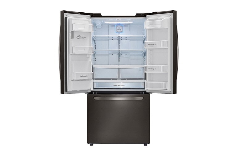 LG 33" Black Stainless Steel French Door Refrigerator, 24 cu.ft., LFXS24623D