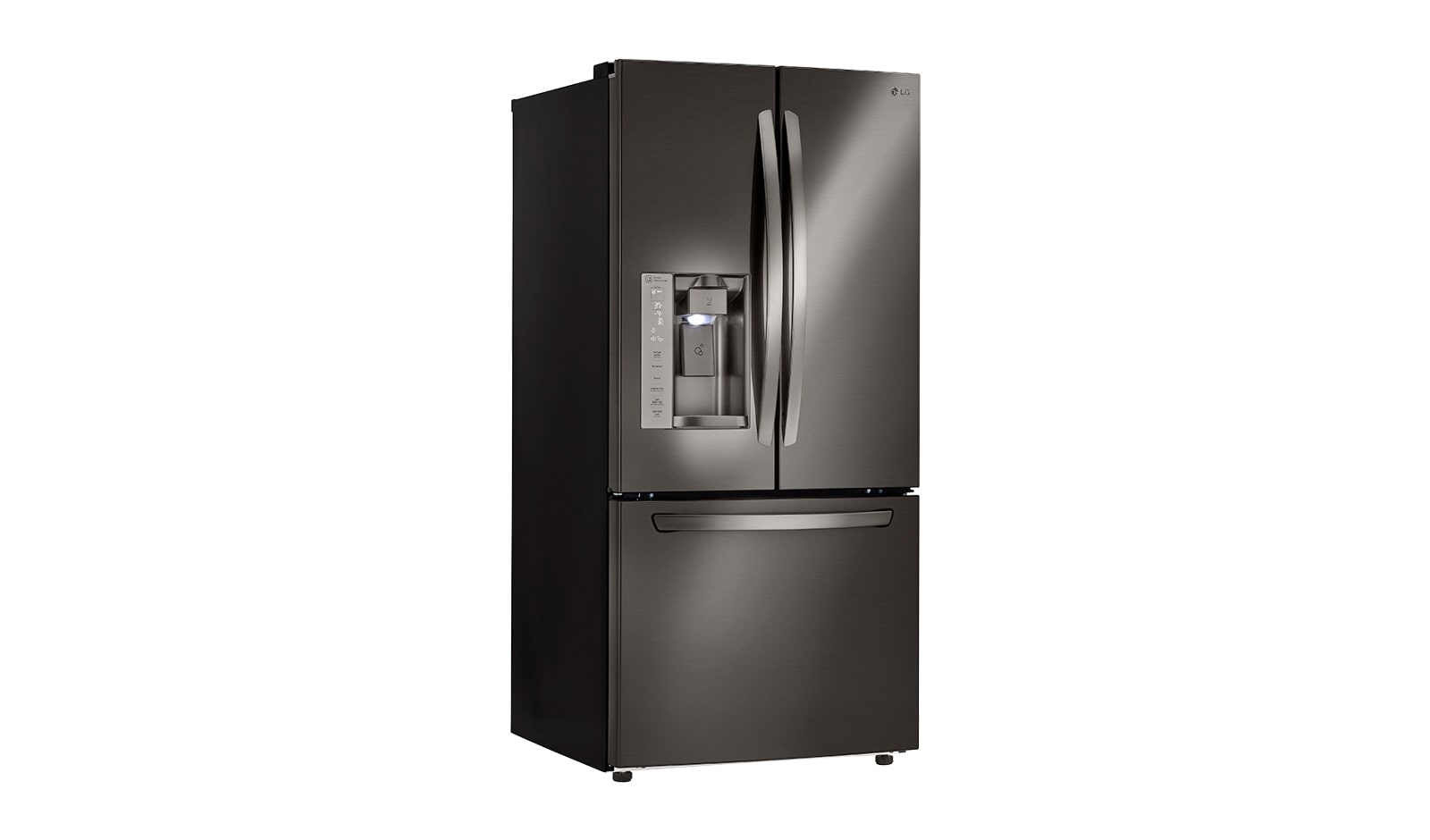 LG 33" Black Stainless Steel French Door Refrigerator, 24 cu.ft., LFXS24623D