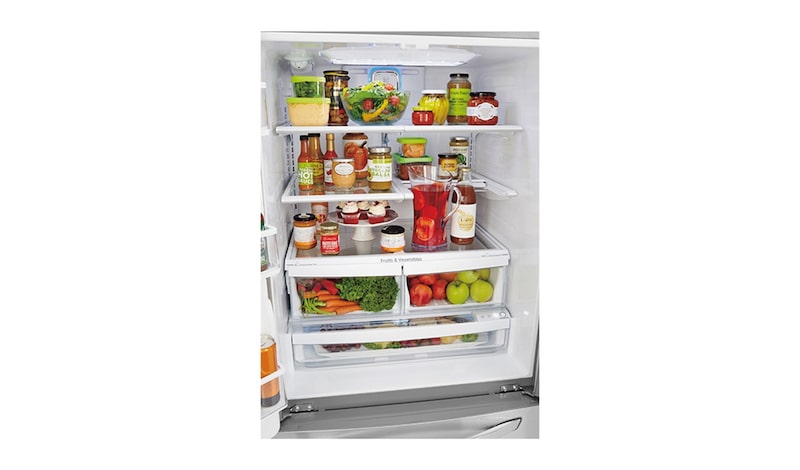 LG 33" French Door Refrigerator with Slim SpacePlus™ Ice System, 24 cu.ft., LFXS24623S