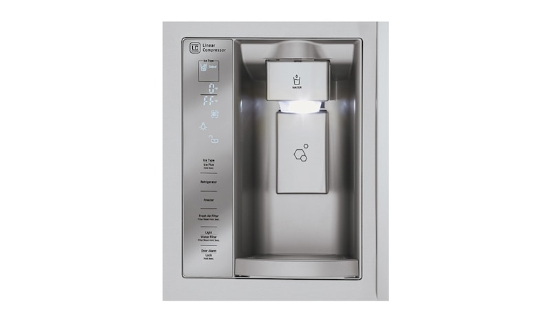 LG 33" French Door Refrigerator with Slim SpacePlus™ Ice System, 24 cu.ft., LFXS24623S