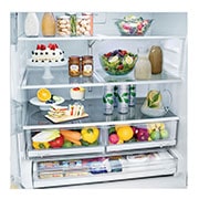 LG 36" Smudge Resistant Refrigerator with Door-in-Door®, WiFi connectivity and Dual Ice Makers, LFXS26566S