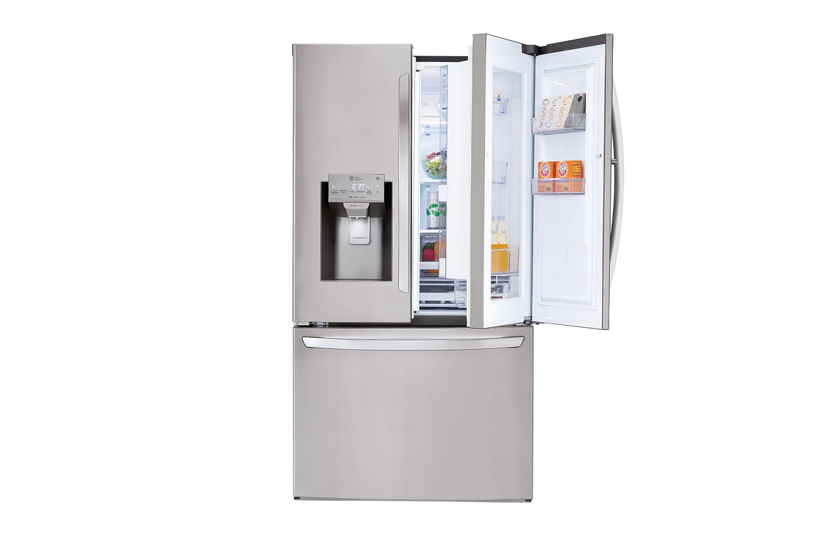 LG 36" Smudge Resistant Refrigerator with Door-in-Door®, WiFi connectivity and Dual Ice Makers, LFXS26566S