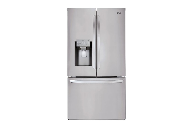 LG 36" 26 cu.ft. Standard-Depth French 3-Door Refrigerator | Ice & Water Dispenser | Dual Ice Maker, LFXS26973S
