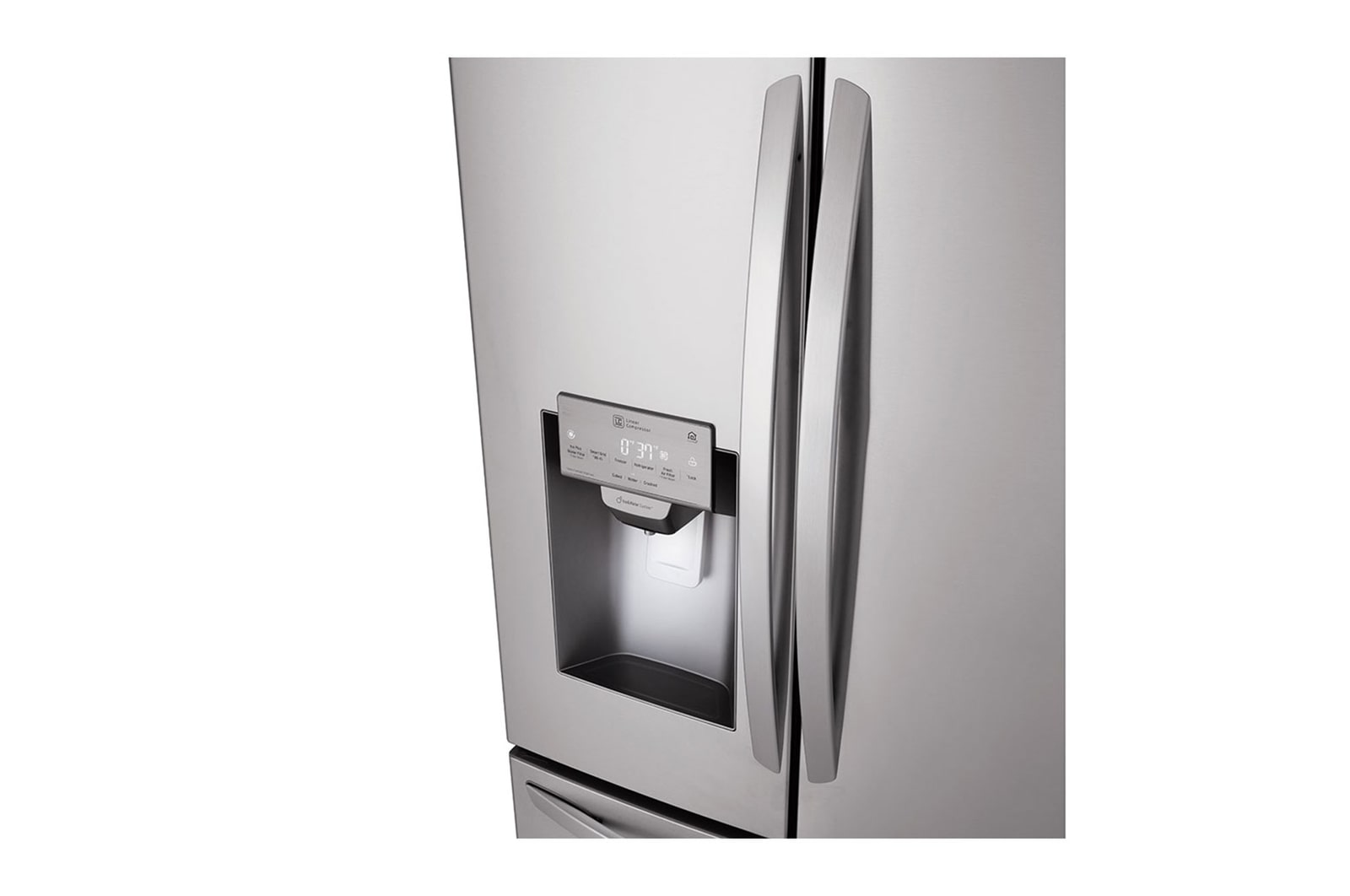 LG 36'' Smudge Resistant Refrigerator with ThinQ® Technology and Dual Ice Makers, LFXS26973S