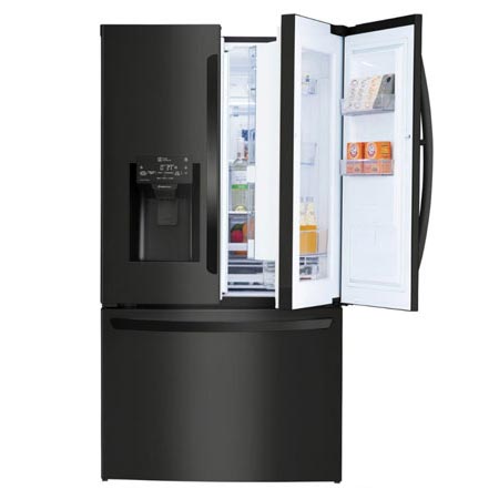 Lg matte black hot sale appliances