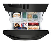 LG 36″ Matte Black French Door Refrigerator with Door-in-Door®, 28 cu.ft., LFXS28566M