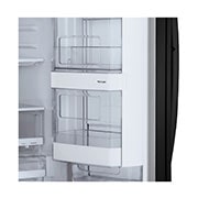 LG 36″ Matte Black French Door Refrigerator with Door-in-Door®, 28 cu.ft., LFXS28566M