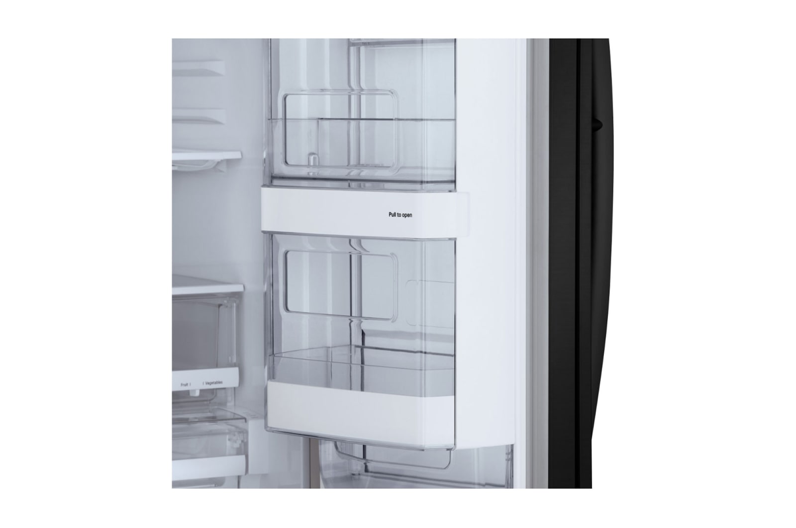LG 36″ Matte Black French Door Refrigerator with Door-in-Door®, 28 cu.ft., LFXS28566M