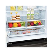 LG 36" Black Stainless Steel French Door Refrigerator, 28 cu.ft., LFXS28968D