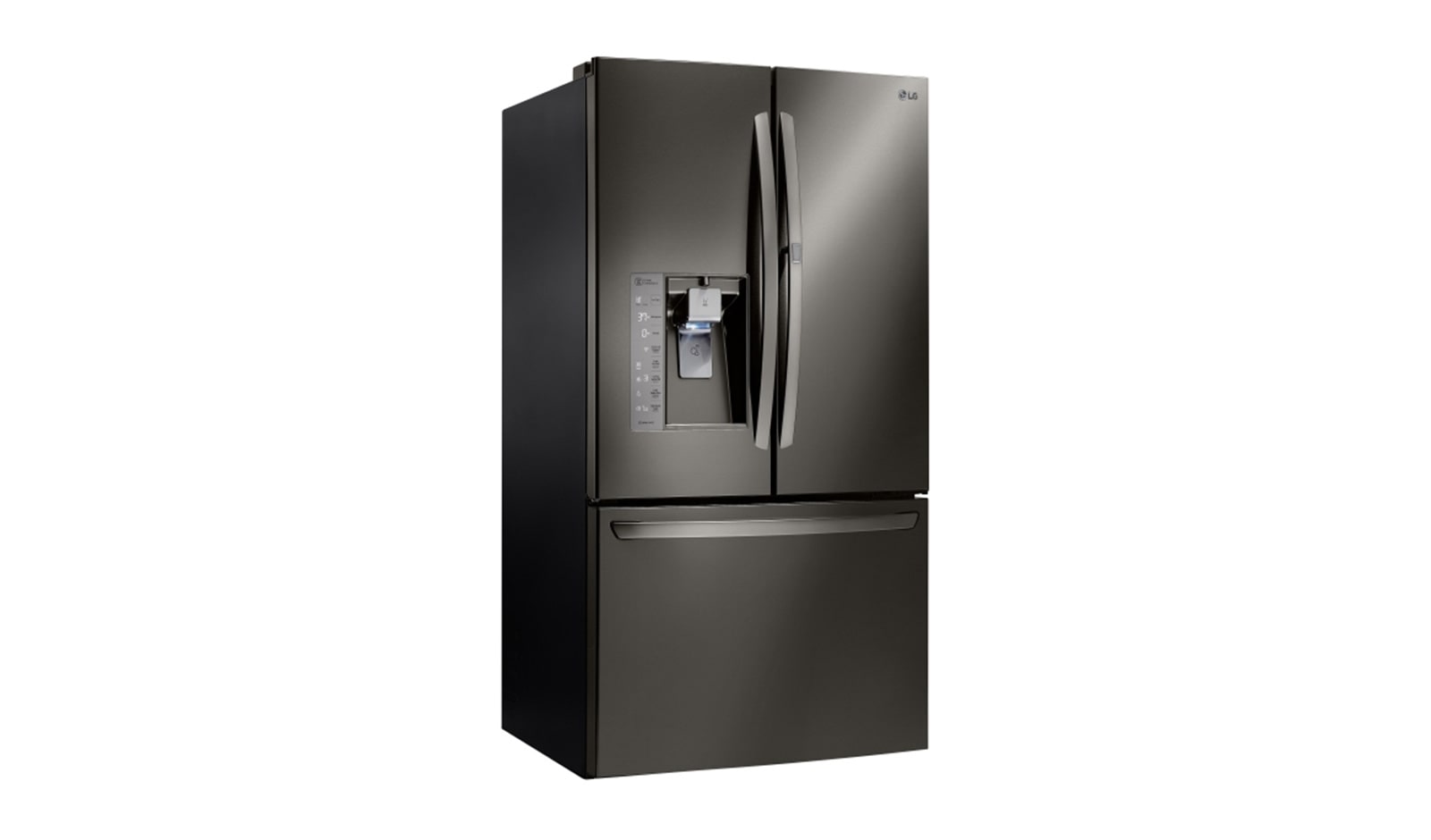LG 36" Black Stainless Steel French Door Refrigerator with Door-in-Door®, 30 cu.ft., LFXS30766D