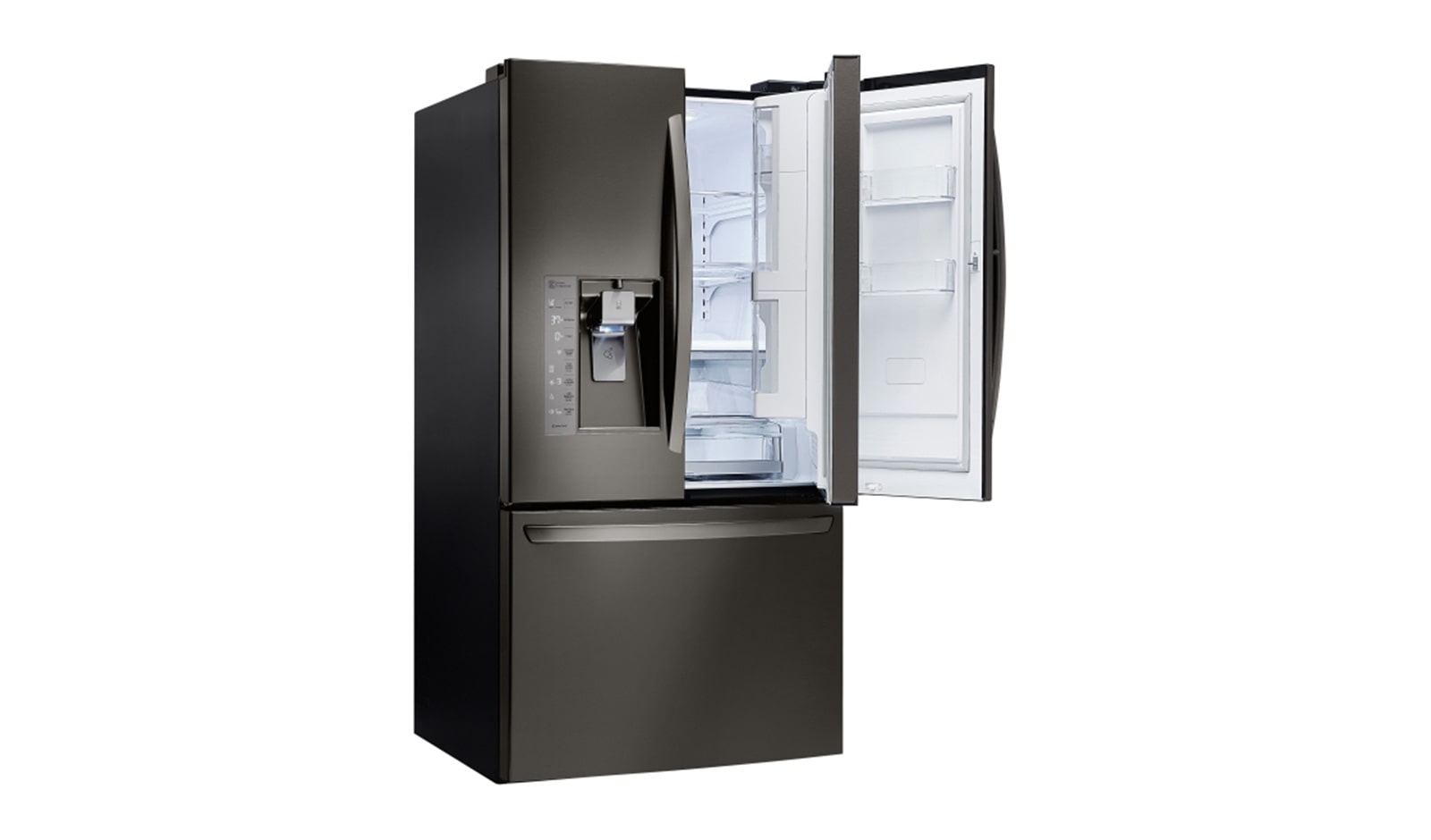 LG 36" Black Stainless Steel French Door Refrigerator with Door-in-Door®, 30 cu.ft., LFXS30766D