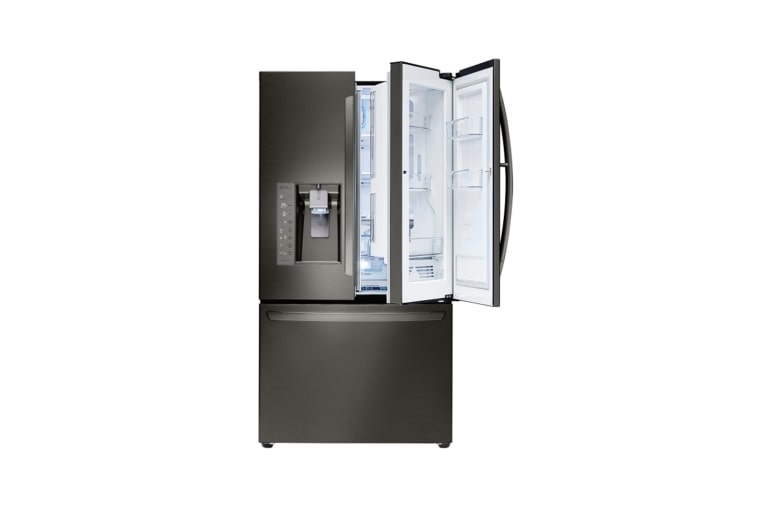 LG 36" Black Stainless Steel French Door Refrigerator with Door-in-Door®, 30 cu.ft., LFXS30766D