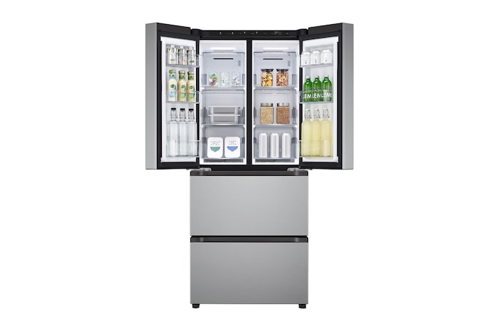 Front open view with food