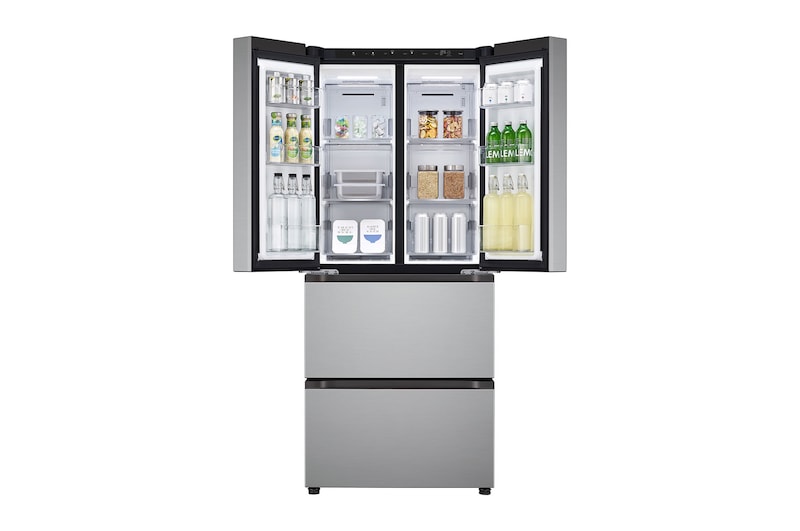 Front open view with food