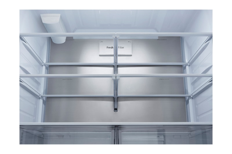 LG 36" 27 cu.ft. Mirror InstaView® Counter-Depth MAX™ French 3-Door Refrigerator | Internal Water Dispenser | Ice Maker, LLFGC2706S