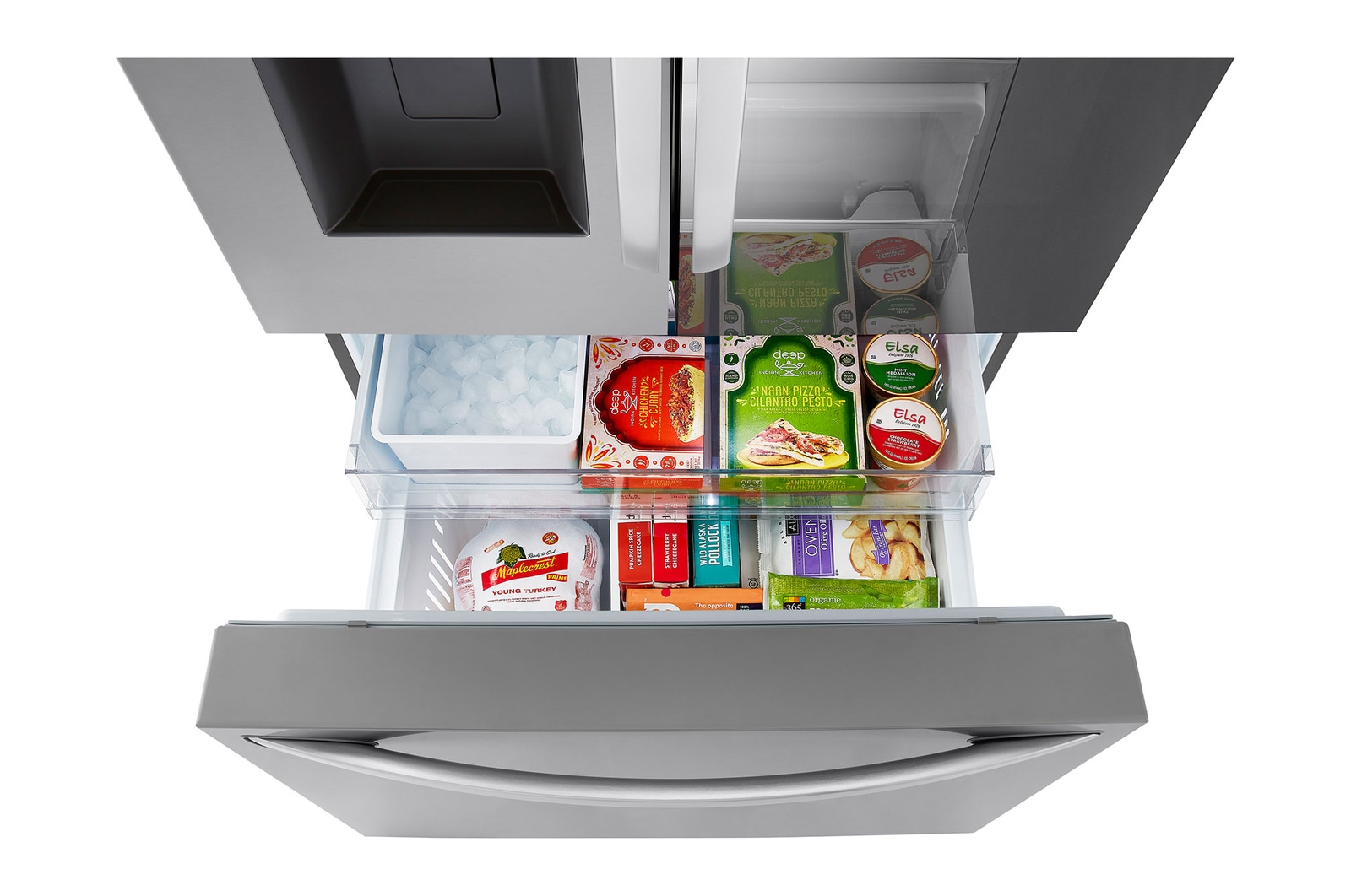  Freezer Interior Filled
