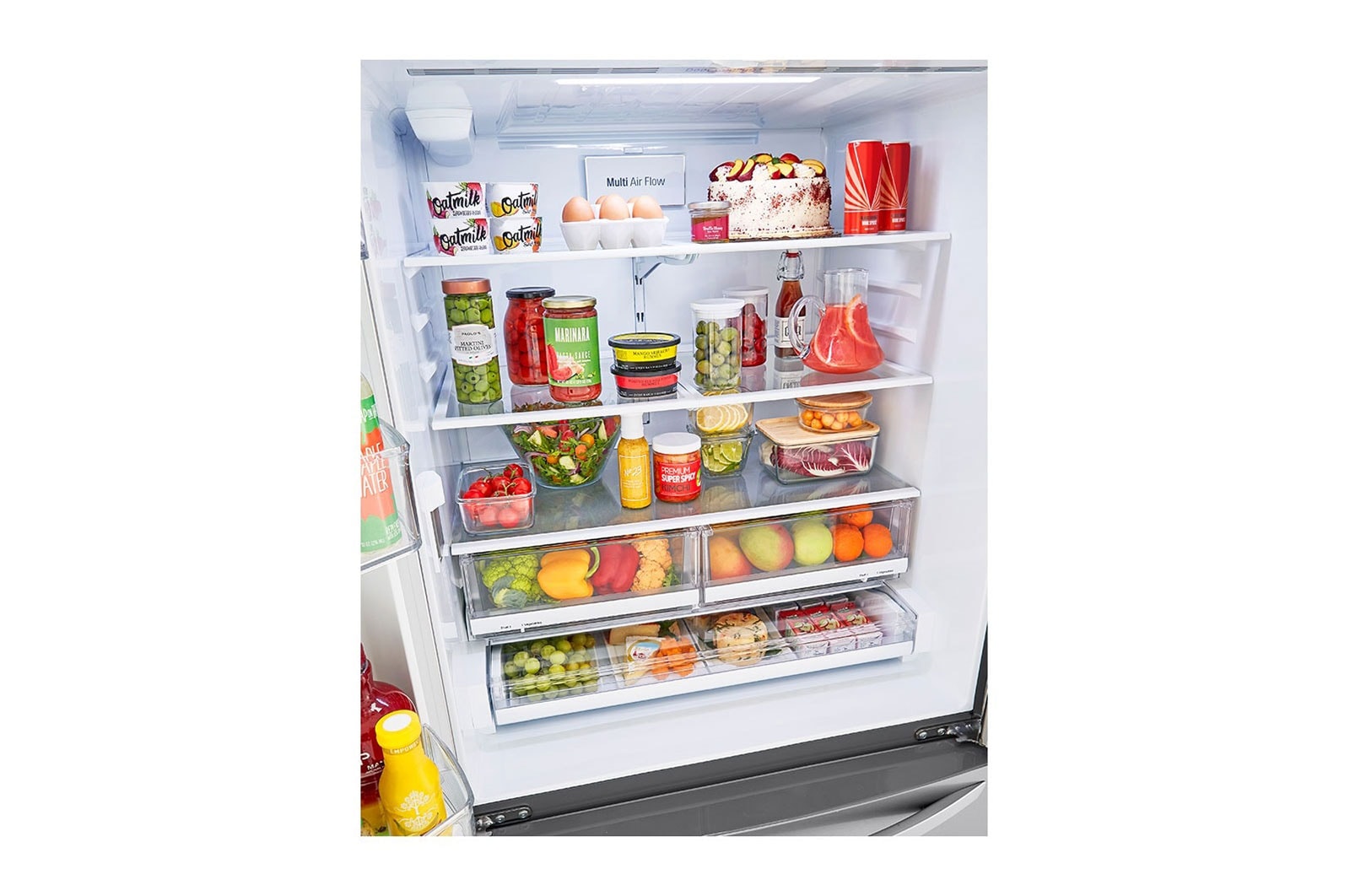 LG 36' 4-Door French Door Counter Depth Refrigerator with Water Dispenser and Smart Cooling™ Plus,  22.7 cu.ft., LMWC23626S