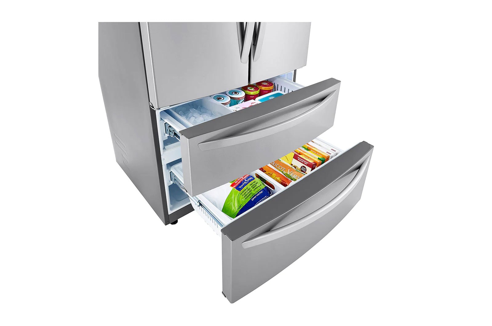 LG 36' 4-Door French Door Counter Depth Refrigerator with Water Dispenser and Smart Cooling™ Plus,  22.7 cu.ft., LMWC23626S