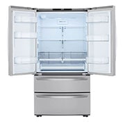 LG 36' 4-Door French Door Counter Depth Refrigerator with Water Dispenser and Smart Cooling™ Plus,  22.7 cu.ft., LMWC23626S