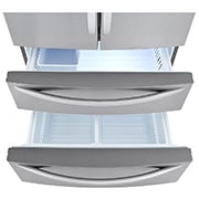 LG 36' 4-Door French Door Counter Depth Refrigerator with Water Dispenser and Smart Cooling™ Plus,  22.7 cu.ft., LMWC23626S