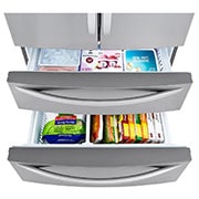 LG 36' 4-Door French Door Counter Depth Refrigerator with Water Dispenser and Smart Cooling™ Plus,  22.7 cu.ft., LMWC23626S