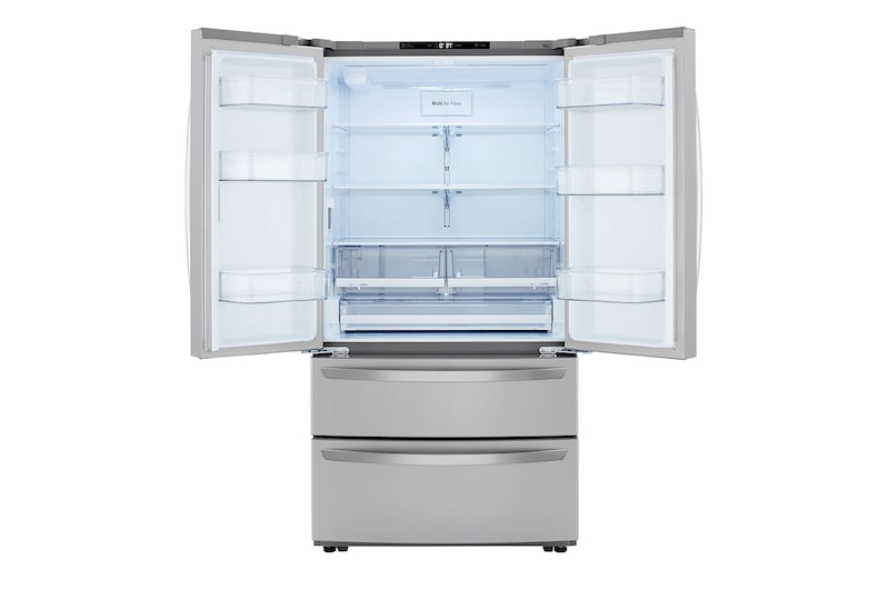 LG 36" 4-Door French Door Refrigerator with Internal water dispenser and Smart Cooling™ Plus, LMWS27626S