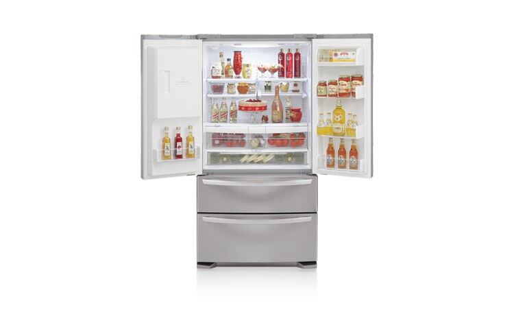 LG 4-Door French Door Refrigerator with Ice and Water Dispenser (20.5 cu.ft.), LMX21981ST