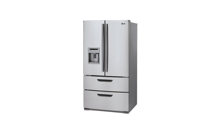 LG 36 Inch, 24.7 cu.ft. 4-door French Door Refrigerator with Ice and Water Dispenser, LMX25964ST