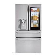 Front view of 36&#34; InstaView™ Door-in-Door® Counter-Depth Refrigerator, 23 cu. ft. LMXC23796S