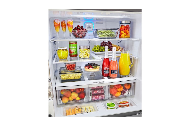 LG 36" InstaView™ Door-in-Door® Counter-Depth Refrigerator, 23 cu. ft., LMXC23796S