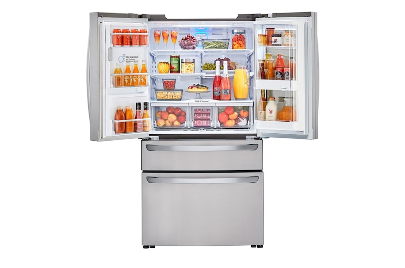 LG 36" InstaView™ Door-in-Door® Counter-Depth Refrigerator, 23 cu. ft., LMXC23796S