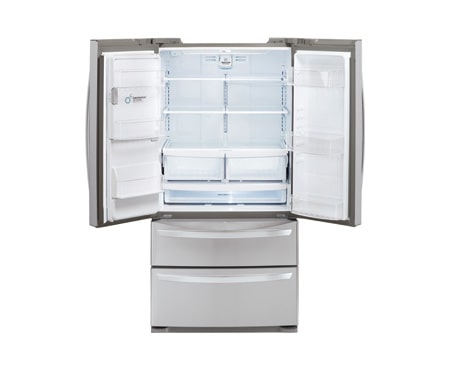 LG 36 Inch, 27 cu.ft. Ultra-Capacity 4 Door French Door Refrigerator, LMXS27626S