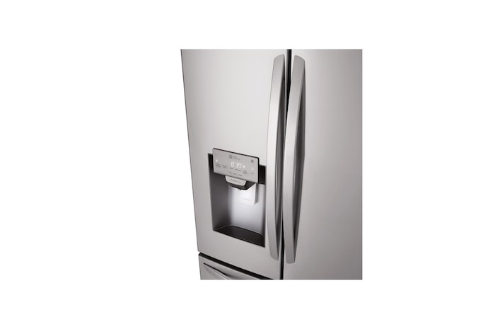 LG 36" 28 cu.ft. Standard-Depth French 4-Door Refrigerator | Ice & Water Dispenser | Dual Ice Maker, LMXS28626S