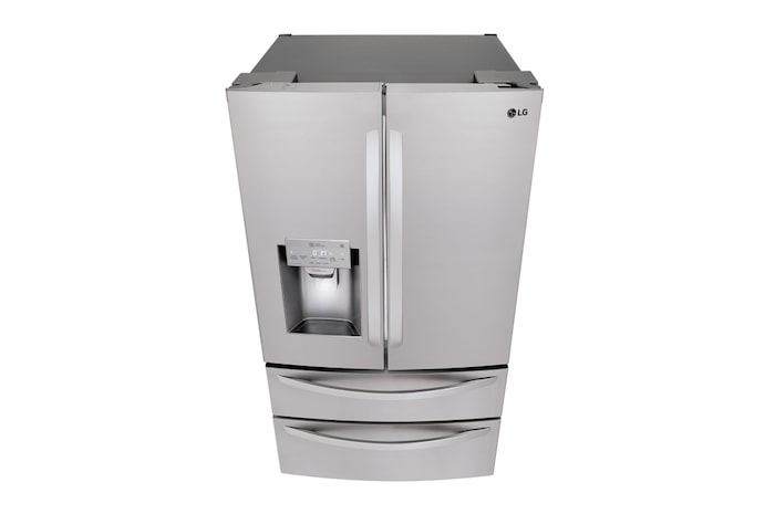 LG 36" 28 cu.ft. Standard-Depth French 4-Door Refrigerator | Ice & Water Dispenser | Dual Ice Maker, LMXS28626S